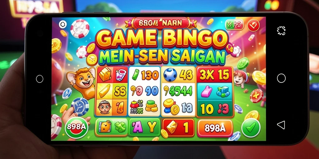Tampilan permainan Bingo yang mengasyikkan di 898A.