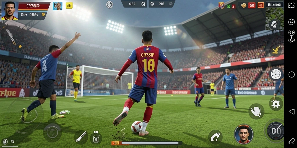Screenshot gameplay strategi CR7SIP yang menegangkan dan penuh aksi.