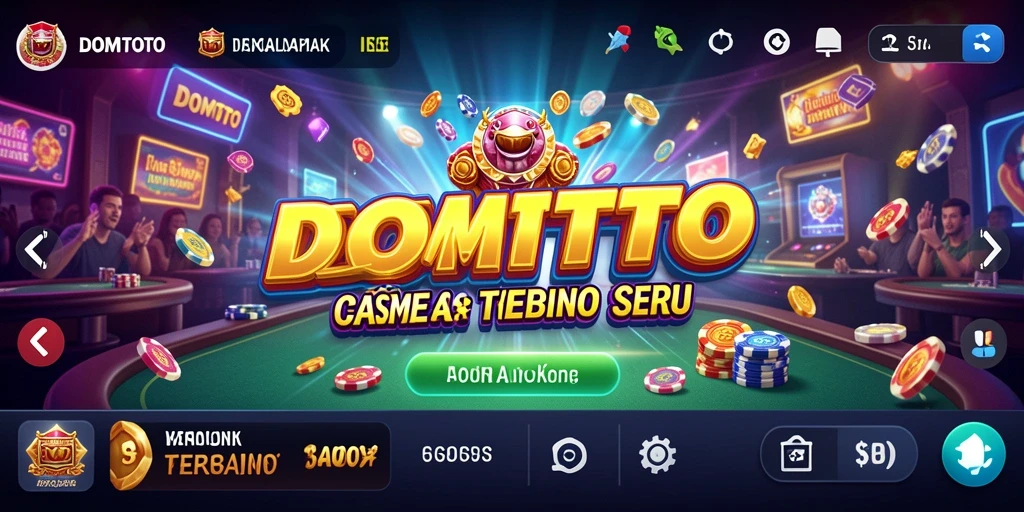 Tangkapan layar gameplay <strong>DOMTOTO</strong> yang menampilkan serunya permainan Kasino.