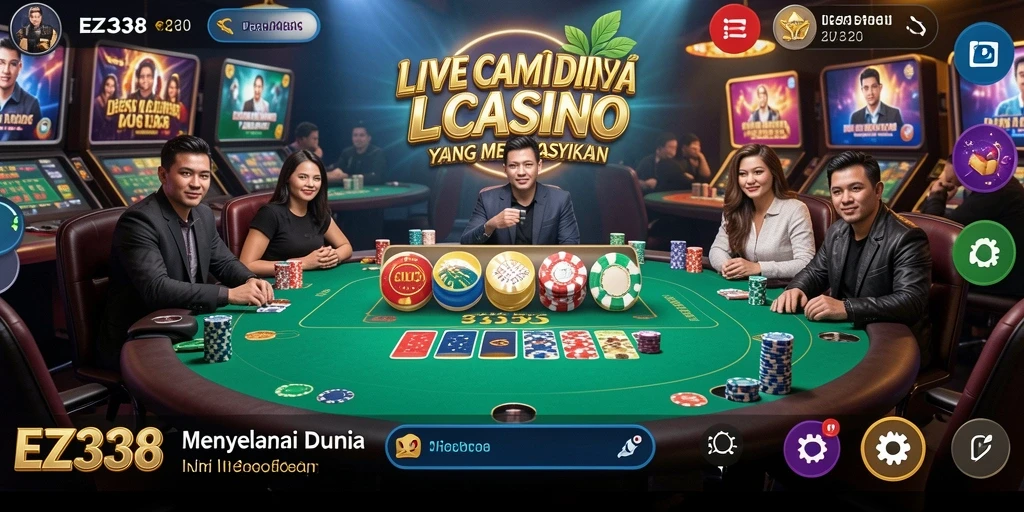 Tampilan gameplay Live Casino yang menarik di EZ338.