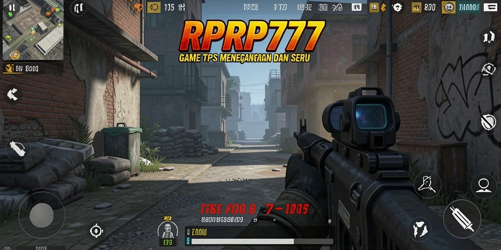 Tangkapan layar gameplay RPRP777 yang menegangkan.